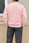 Men's 3 Thread Threaded Regular Fit Crew Neck Basic Sweatshirt - 4