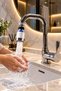 Corner Delta Sink Faucet with Cotton Filter – Purified Bathroom Faucet – Filtered Water Faucet – Chrome - 4