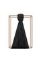 Monogram Wool Silk Shawl 09326-Black