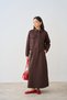 Women's Double Pocket Detail Hidden Zipper Suit Brown - 2