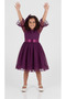 female child dress female child buckle dress train dress - 4