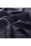 Monogram Wool Silk Shawl 09326-Navy Blue - 4