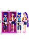 Fashion Music Doll Set for Girls, 2 PCS Stylish Fashion Dolls with Toy Guitars, Colourful Hair, Trendy Outfits and Movable Joints, Rock Star Singer Pretend Play Dolls - 5