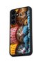Samsung Galaxy S25 Plus Compatible Printed, Matte Black, Soft Silicone, Protective, Shock-Absorbing Cover, Case - 5