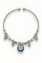 Adjustable Steel Bracelet Suitable for Young People and Children, Mixed Figure Zircon Stone Charm Model, Silver Color - 4