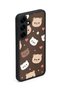 Samsung Galaxy S25 Plus Compatible Printed, Matte Black, Soft Silicone, Protective, Shock-Absorbing Cover, Case - 4