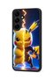 Samsung Galaxy S25 Plus Compatible Printed, Matte Black, Soft Silicone, Protective, Shock-Absorbing Cover, Case - 3