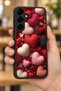Samsung Galaxy S25 Plus Compatible Printed, Matte Black, Soft Silicone, Protective, Shock-Absorbing Cover, Case - 6