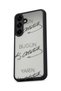 Samsung Galaxy S25 Plus Compatible Printed, Matte Black, Soft Silicone, Protective, Shock-Absorbing Cover, Case - 5
