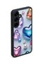 Samsung Galaxy S25 Plus Compatible Printed, Matte Black, Soft Silicone, Protective, Shock-Absorbing Cover, Case - 4