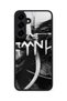 Samsung Galaxy S25 Plus Compatible Printed, Matte Black, Soft Silicone, Protective, Shock-Absorbing Cover, Case