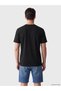 Peak New Season Black Crew Neck Printed Men's T-Shirt - 3