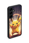 Samsung Galaxy S25 Plus Compatible Printed, Matte Black, Soft Silicone, Protective, Shock-Absorbing Cover, Case - 4