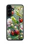 Samsung Galaxy S25 Plus Compatible Printed, Matte Black, Soft Silicone, Protective, Shock-Absorbing Cover, Case