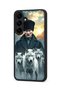 Samsung Galaxy S25 Plus Compatible Printed, Matte Black, Soft Silicone, Protective, Shock-Absorbing Cover, Case - 3