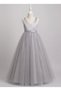 Girl Child Dress Dress Princess Dress Bow Wedding Ball Gown Elbis - 3