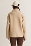 Women's Beige Stand Collar Pocket Detailed Zippered Teddy Jacket 868 60286657 - 7