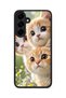 Samsung Galaxy S25 Plus Compatible Printed, Matte Black, Soft Silicone, Protective, Shock-Absorbing Cover, Case