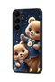 Samsung Galaxy S25 Plus Compatible Printed, Matte Black, Soft Silicone, Protective, Shock-Absorbing Cover, Case - 3