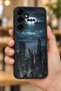 Samsung Galaxy S25 Plus Compatible Printed, Matte Black, Soft Silicone, Protective, Shock-Absorbing Cover, Case - 6