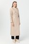 Women's Leather Trench Coat |   Long and Stylish Trench Model - 2