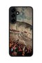 Samsung Galaxy S25 Plus Compatible Printed, Matte Black, Soft Silicone, Protective, Shock-Absorbing Cover, Case