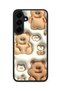 Samsung Galaxy S25 Plus Compatible Printed, Matte Black, Soft Silicone, Protective, Shock-Absorbing Cover, Case