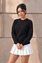 Women's Long Sleeve Comfort Loose 3' Sweatshirt - 7