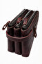 Handbags - Burgundy - Genuine leather - 4