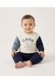 2-Piece Unisex Baby Set Printed 100% Cotton 6-9-12-18-24 Months Top and Bottom 2-Piece Newborn Girl/Boy Baby Set 2 Ip Shardonlu - 3