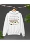 Palestinian Themed Barbed Wire and Flower Printed Hooded Sweatshirt Unisex