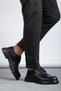 100% Genuine Leather, Eva Sole, Stitched, Inner and Outer Leather Men's Shoes - 3