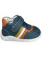 Men's First Step Sneakers – Multi-Colored (Navy Blue) Genuine Leather