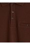 Nevavm Farkıyla Lcwaikiki Classic Brown Thessaloniki Plain Standard & Regular Men's Sweatshirt - 5