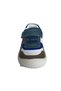 Men's First Step Sneakers – Multi-Colored (White-Navy Blue) Genuine Leather - 5