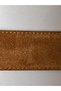 Genuine Suede Leather Men's Brown Belt 3.5 cm - 5