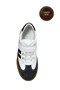 Girls' Casual Shoes – Black-White-Smoked Genuine Leather - 2