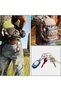 COB LED Keychain Flashlight with Magnet Magnetic Pocket Light with Carabiner, Portable and Mini Size, 4 Assorted Colors - 6