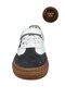 Girls' Casual Shoes – Black-White-Smoked Genuine Leather - 5