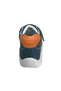 Men's First Step Sneakers – Multi-Colored (Navy Blue) Genuine Leather - 2