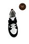 Boys' Casual Shoes – Multi-Colored (Black-Red) Genuine Leather - 4