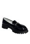 Girls' Loafer Shoes – Black Genuine Leather Orthopedic Sole - 5