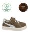 Boys' Casual Shoes – Sand Suede Skin White Genuine Leather - 4