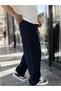 Navy blue slanted stitch baggy tracksuit we-5139 - 3