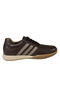 Women's Sneakers – Brown-Beige Genuine Leather - 3