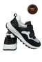 Girls' Casual Shoes – Black-Silver Patterned Genuine Leather - 5