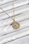 316L Steel Chain Gold Color Sun Model Women's Necklace - 3