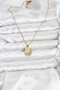 316L Steel Chain Daisy Figured Women's Necklace - 4
