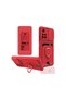 Xiaomi Redmi Note 11t Compatible Case Zuma Silicone with Business Card Ring - Red - 7