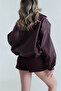 485074 Buckle Bomber Women's Leather Coat - 3